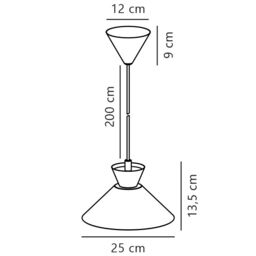 Nordlux Modern Indoor Pendant Light White Metal E27 Retro - Mains Powered, IP20 - thumbnail 5