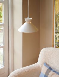 Nordlux Modern Indoor Pendant Light White Metal E27 Retro - Mains Powered, IP20 - thumbnail 4