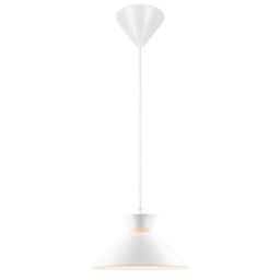 Nordlux Modern Indoor Pendant Light White Metal E27 Retro - Mains Powered, IP20 - thumbnail 1