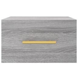 Berkfield Home Wall-mounted Bedside Cabinet Grey Sonoma 35x35x20 cm - Size: 35 x 35 x 20 cm - thumbnail 5