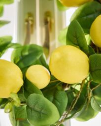Dibor Classic Lemon Summer Door Wreath, Spring Wreath 50cm in Yellow - thumbnail 4