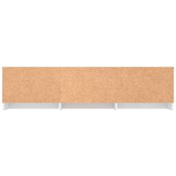 Berkfield Home TV Cabinet White 140x40x35.5 cm Engineered Wood - thumbnail 6