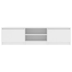 Berkfield Home TV Cabinet White 140x40x35.5 cm Engineered Wood - thumbnail 4