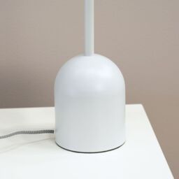 ValueLights Marlow Opaque Glass Globe 3 Way Table Lamp in Grey - thumbnail 4