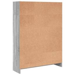 Berkfield Home Decorative Bookcase Grey Sonoma 80x24x109 cm Engineered Wood - Size: 80 x 24 x 109 cm - thumbnail 7