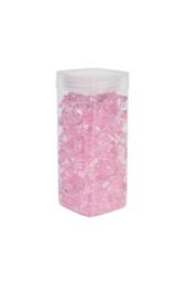 KDMD Large Light Pink Acrylic Stones in Square Jar 300gr 2 Pack - thumbnail 1