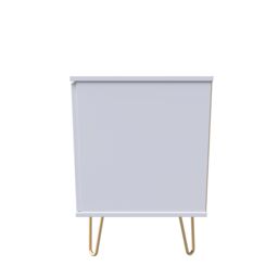 Ready Assembled 2 U Fuji 2 Door 1 Drawer Wide TV Unit (Ready Assembled) in White - thumbnail 2