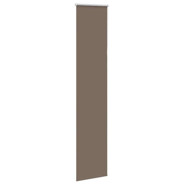 Berkfield Home Roller Blind Blackout Coffee 60x230 cm Fabric Width 55.7 cm Polyester in Brown - image 1