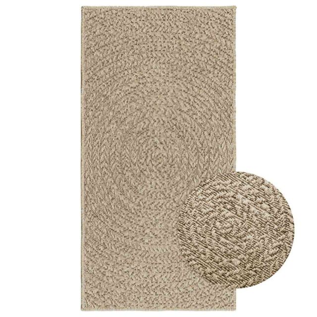 Berkfield Home Rug ZIZUR Beige 60x110 cm Jute Look Indoor & Outdoor - Size: Medium - image 1