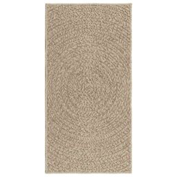 Berkfield Home Rug ZIZUR Beige 60x110 cm Jute Look Indoor & Outdoor - Size: Medium - thumbnail 2