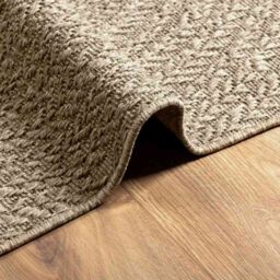 Berkfield Home Rug ZIZUR Beige 60x110 cm Jute Look Indoor & Outdoor - Size: Medium - thumbnail 8