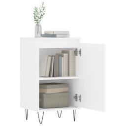 Berkfield Home Sideboard White 40x35x70 cm Engineered Wood - Size: 40 x 35 x 70 cm - thumbnail 4