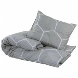 Berkfield Home Duvet Cover Set Grey 140x200 cm Cotton - thumbnail 3