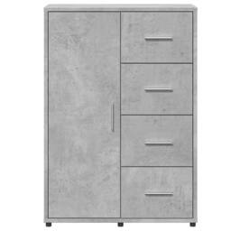 Berkfield Home Sideboards 2 pcs Concrete Grey 60x31x84 cm Engineered Wood - Size: 60 x 31 x 84 cm - thumbnail 6