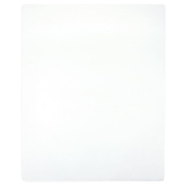 Berkfield Home Jersey Fitted Sheet White 180x200 cm Cotton - image 1