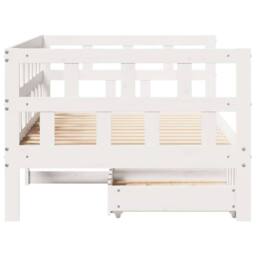 Berkfield Home Daybed with Drawers without Mattress White 80x200 cm Solid Wood - thumbnail 7
