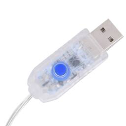 Berkfield Home Christmas Tree light 320 LEDs Blue 375 cm - thumbnail 9