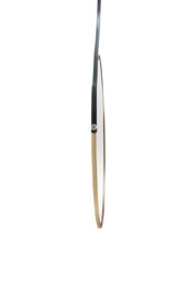 nielsen Amos Round Metal Mirror With Leather Hanging Strap 50Cm in Gold - thumbnail 5