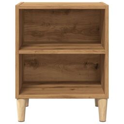 Berkfield Home Bedside Cabinets 2 pcs Artisan Oak 40x30x50 cm Engineered Wood in Brown - Size: 40 x 30 x 50 cm - thumbnail 4