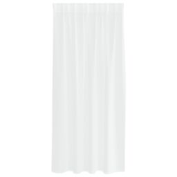 Berkfield Home Curtains with Curtains 2 pcs White 140 x 175 cm Polyester - thumbnail 3