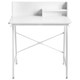 Wyld and Coco Tilting Drawing Desk - White Particle Board Iron Legs - thumbnail 6