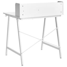 Wyld and Coco Tilting Drawing Desk - White Particle Board Iron Legs - thumbnail 7