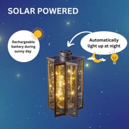 Marco Paul Large Solar Firefly Effect Star Lantern in Bronze - thumbnail 8