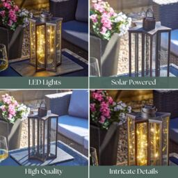 Marco Paul Large Solar Firefly Effect Star Lantern in Bronze - thumbnail 5