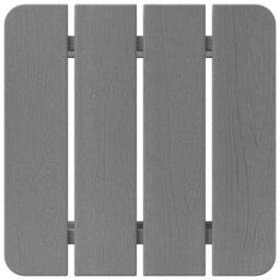 Berkfield Home Adirondack Side Table Light Grey 38x38x45 cm HDPE - Size: 38 x 38 x 45 cm - thumbnail 8