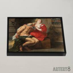 "Artery8 Peter Paul Rubens Cimon & Pero Framed Canvas Wall Art Print - Size: W12"" x H16""" - thumbnail 2