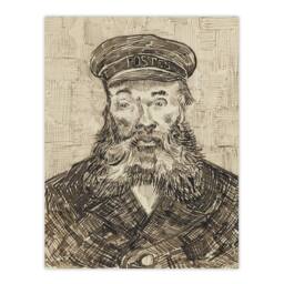 "Artery8 Sketch Portrait Joseph Roulin Van Gogh Vintage Wall Art Print Poster in Beige - Size: W12"" x H16""" - thumbnail 1