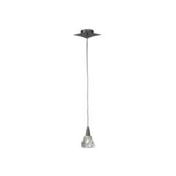 Netlighting Iku Ceiling Pendant 1 Light G9 Satin Nickel in Grey - thumbnail 1