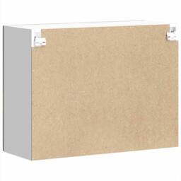 Berkfield Home Kitchen Wall Cabinet with Glass Door Lucca Smoked Oak Engineered Wood in Brown - thumbnail 9