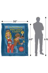 Steven Rhodes Who Gives A Silky Touch Super Soft Throw Blanket - Size: Large - thumbnail 3