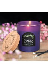 KDMD Samhain Spiced Pumpkin Wheel of the Year Candle in Lavender - thumbnail 1