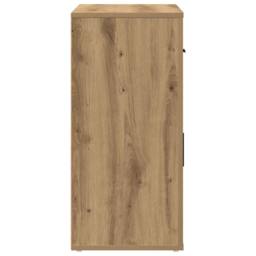 Berkfield Home Sideboard Artisian Oak 80x33x70 cm Engineered Wood in Brown - Size: 80 x 33 x 70 cm - thumbnail 6