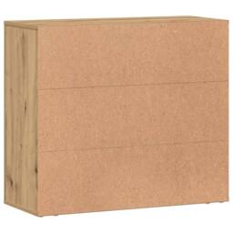 Berkfield Home Sideboard Artisian Oak 80x33x70 cm Engineered Wood in Brown - Size: 80 x 33 x 70 cm - thumbnail 7