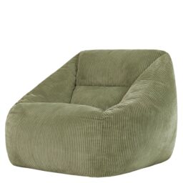 icon Natalia Jumbo Corduroy Bean Bag Armchair in Green - thumbnail 3