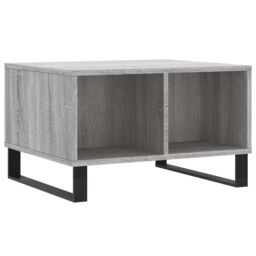 Berkfield Home Coffee Table Grey Sonoma 60x50x36.5 cm Engineered Wood - thumbnail 2
