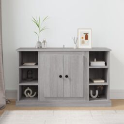 Berkfield Home Sideboard Grey Sonoma 100x35.5x60 cm Engineered Wood - thumbnail 1