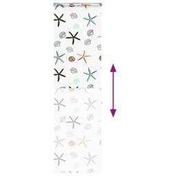 Berkfield Home Shower Roller Blind with Cassette 60x240 cm Fabric Width 56 cm in White - thumbnail 5