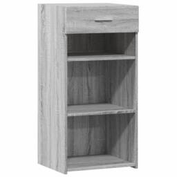Berkfield Home Sideboard Grey Sonoma 45x42.5x93 cm Engineered Wood - thumbnail 1