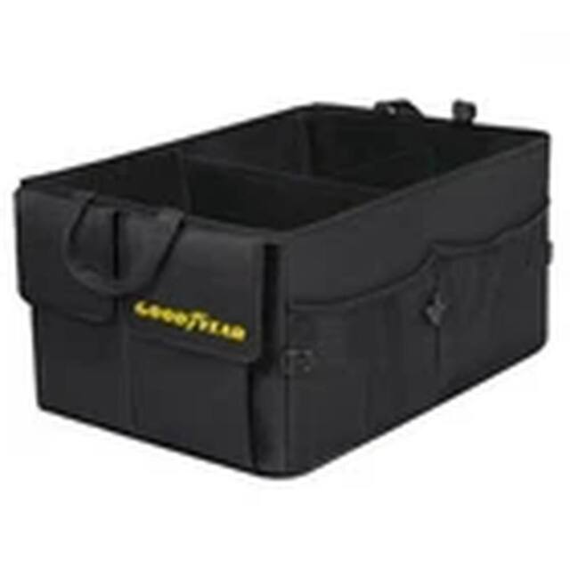 Havendro Heavy Duty Collapsible Car Boot Organiser Tidy Storage Box in Black - image 1