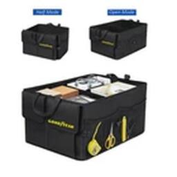 Havendro Heavy Duty Collapsible Car Boot Organiser Tidy Storage Box in Black - thumbnail 4