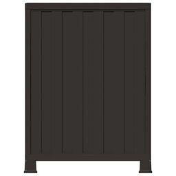 Berkfield Home Plastic Cabinet 68x39x92 cm in Grey - Size: 68 x 39 x 92 cm - thumbnail 5
