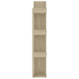 Berkfield Home Full Book Cabinet Sonoma Oak 86x25.5x140 cm Engineered Wood in Natural - thumbnail 6