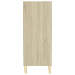 Berkfield Home Sideboard Sonoma Oak 57x35x90 cm Engineered Wood in Brown - Size: 57 x 35 x 90 cm - thumbnail 5