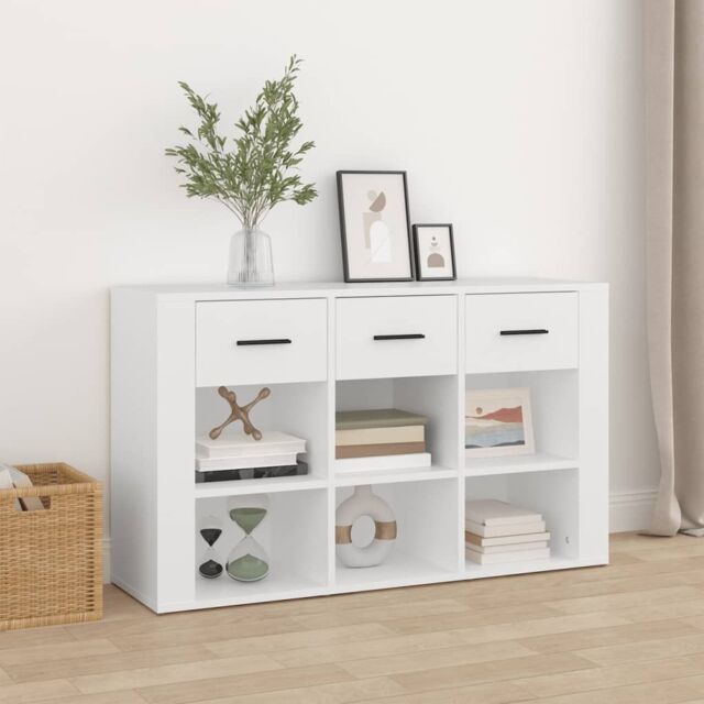 Berkfield Home Sideboard White 100x30x59.5 cm Engineered Wood - image 1