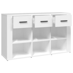 Berkfield Home Sideboard White 100x30x59.5 cm Engineered Wood - thumbnail 8