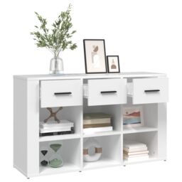 Berkfield Home Sideboard White 100x30x59.5 cm Engineered Wood - thumbnail 5